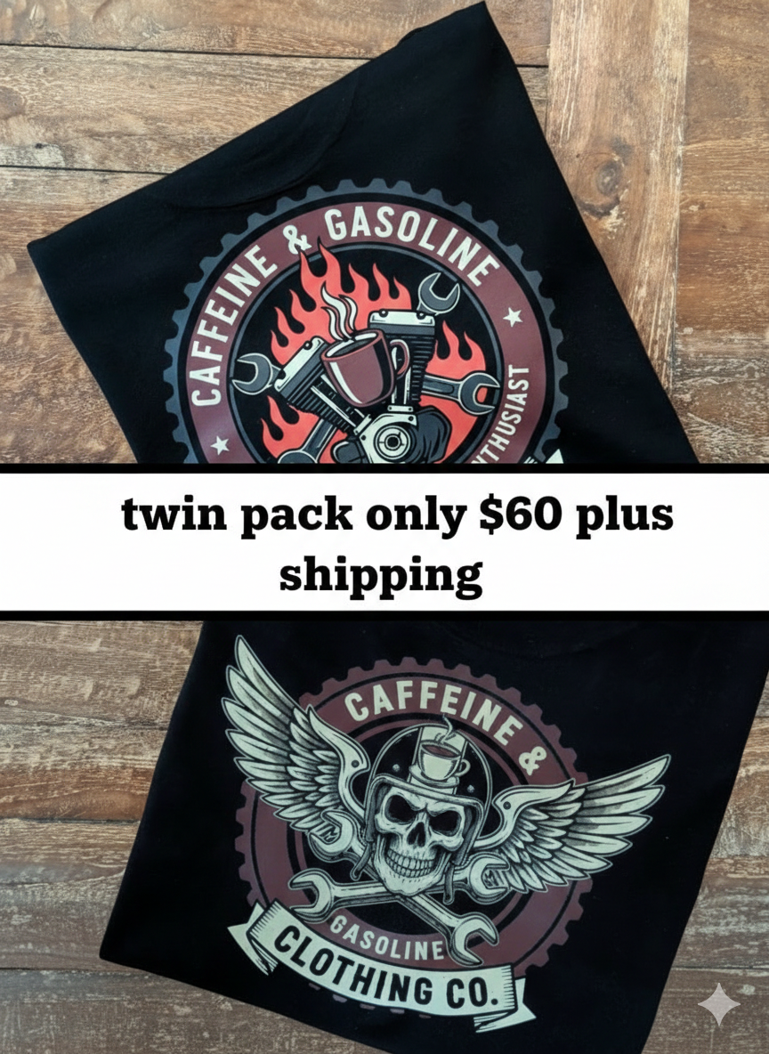 T-Shirt Twin Pack 1 **ONLINE ONLY**
